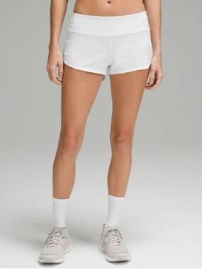 Lululemon Speed Up Shorts 2.5‘‘ - White